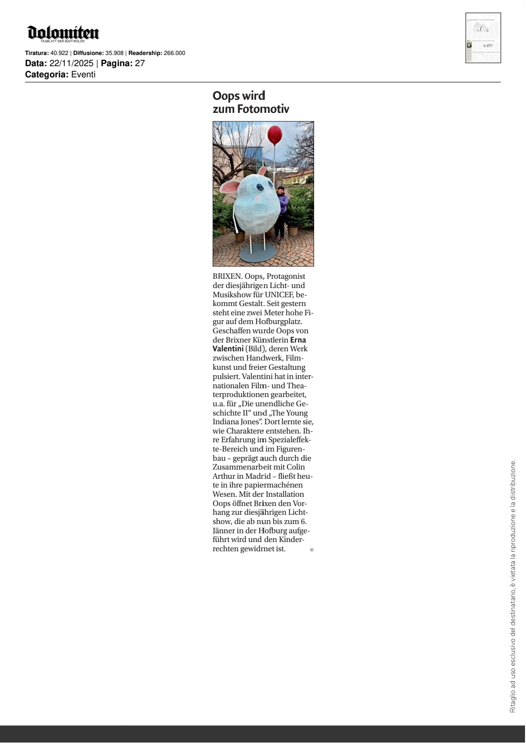 Oops am Hofburgplatz
